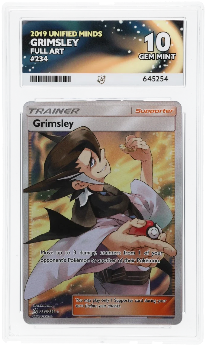 ACE 10   - Grimsley - 234/236 - Unified Minds - Pokemon
