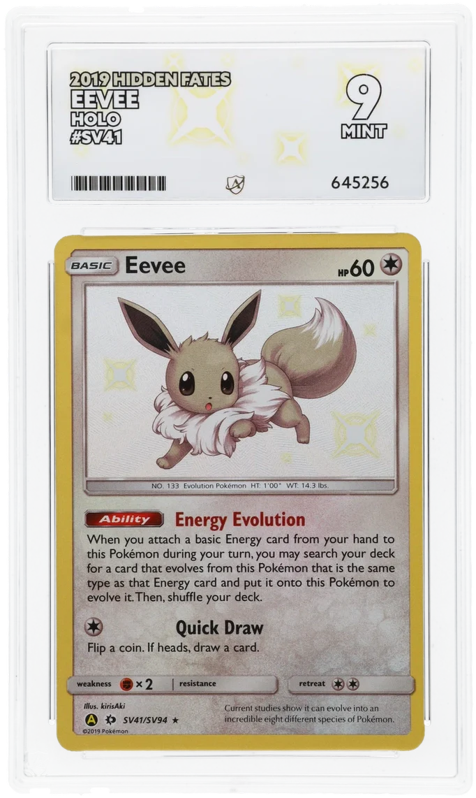 ACE 9 - Eevee - SV41/SV94 - Hidden Fates - Pokemon