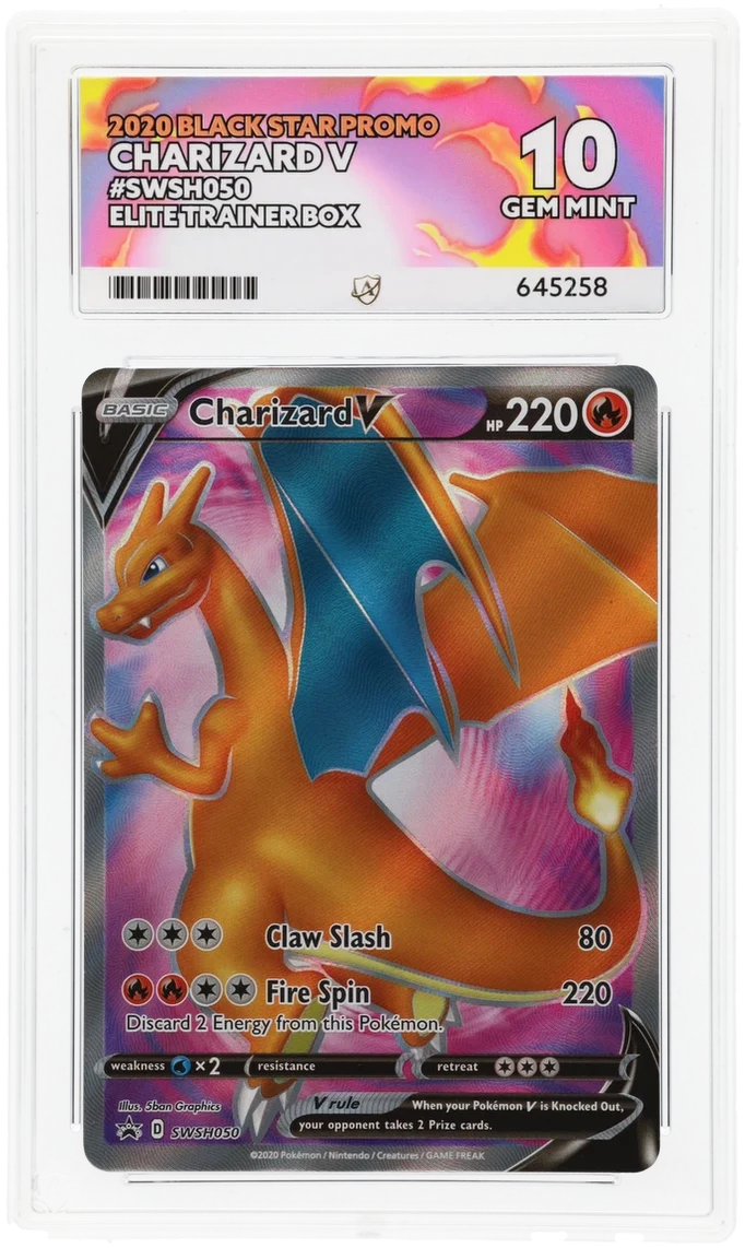 ACE 10   - Charizard V - SWSH050 - Black Star Promo - Pokemon - Elite Trainer Box