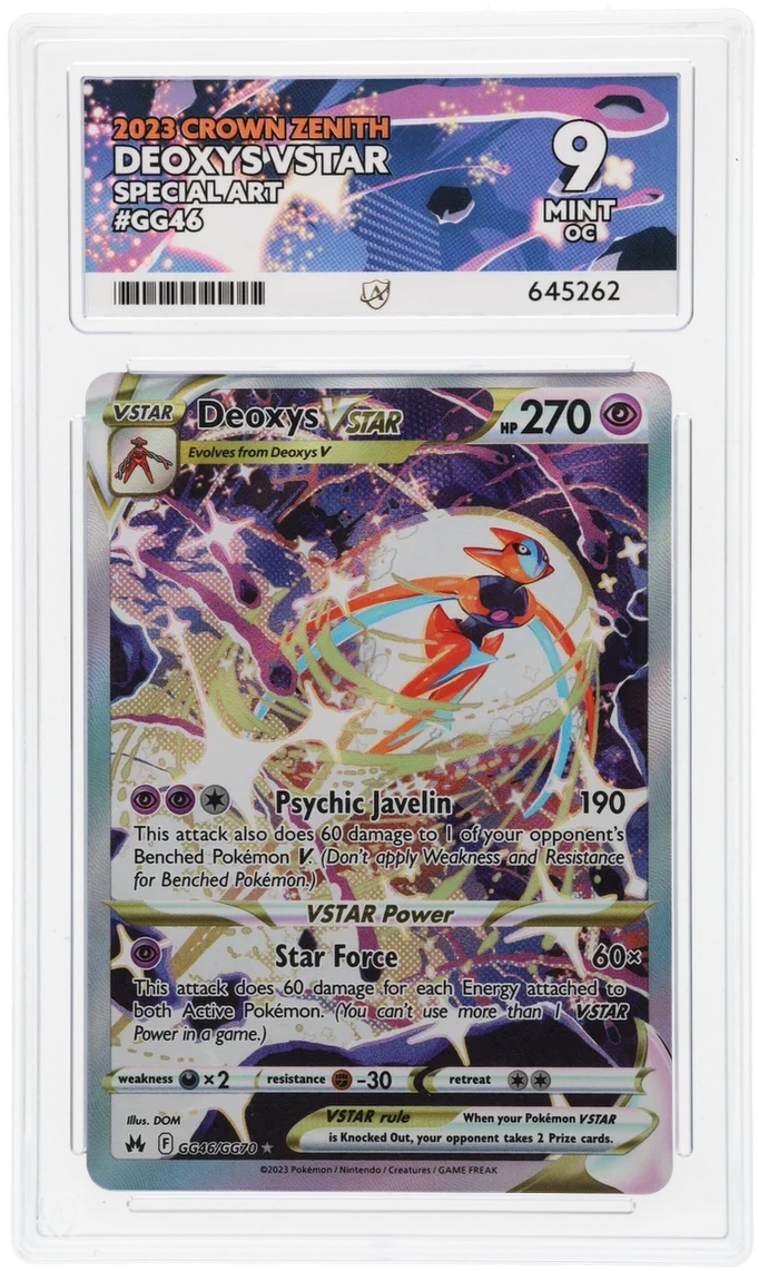 ACE 9 OC - Deoxys VSTAR - GG46/GG70 - Crown Zenith - Pokemon