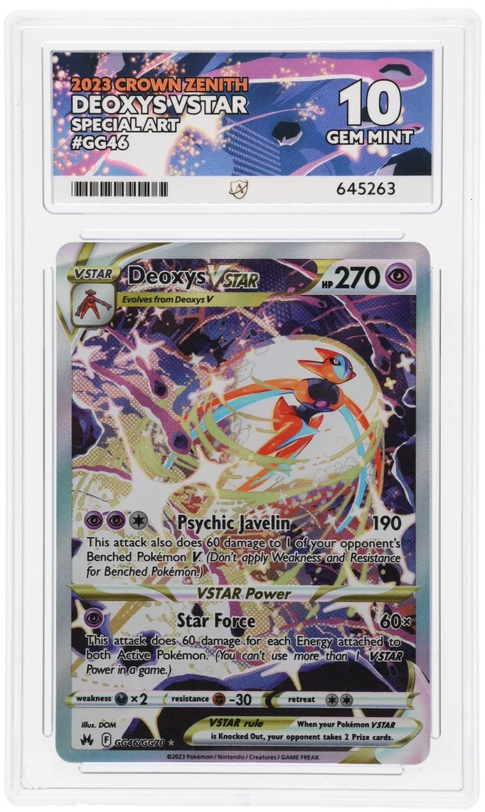 ACE 10 - Deoxys VSTAR - GG46/GG70 - Crown Zenith - Pokemon