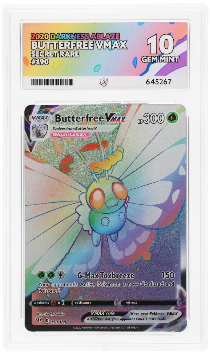 ACE 10 - Butterfree VMAX - 190/189 - Darkness Ablaze - Pokemon
