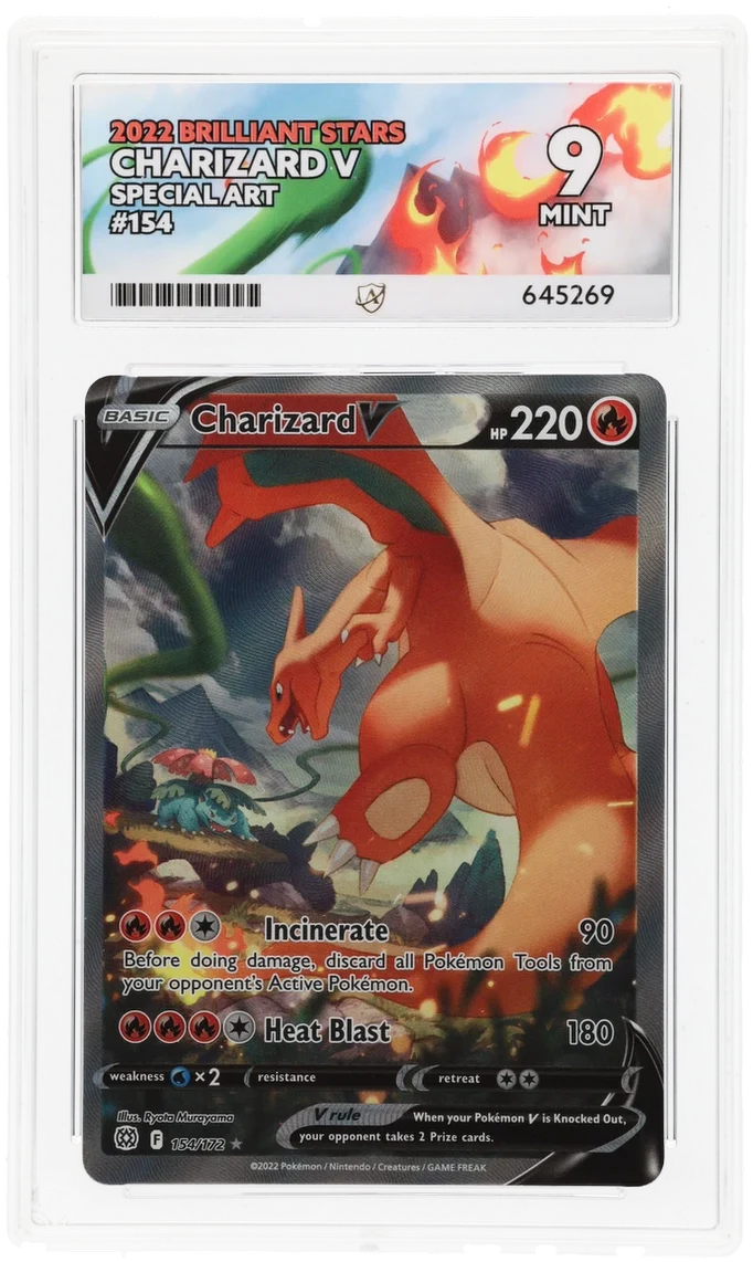 ACE 9 - Charizard V - 154/172 - Brilliant Stars - Pokemon