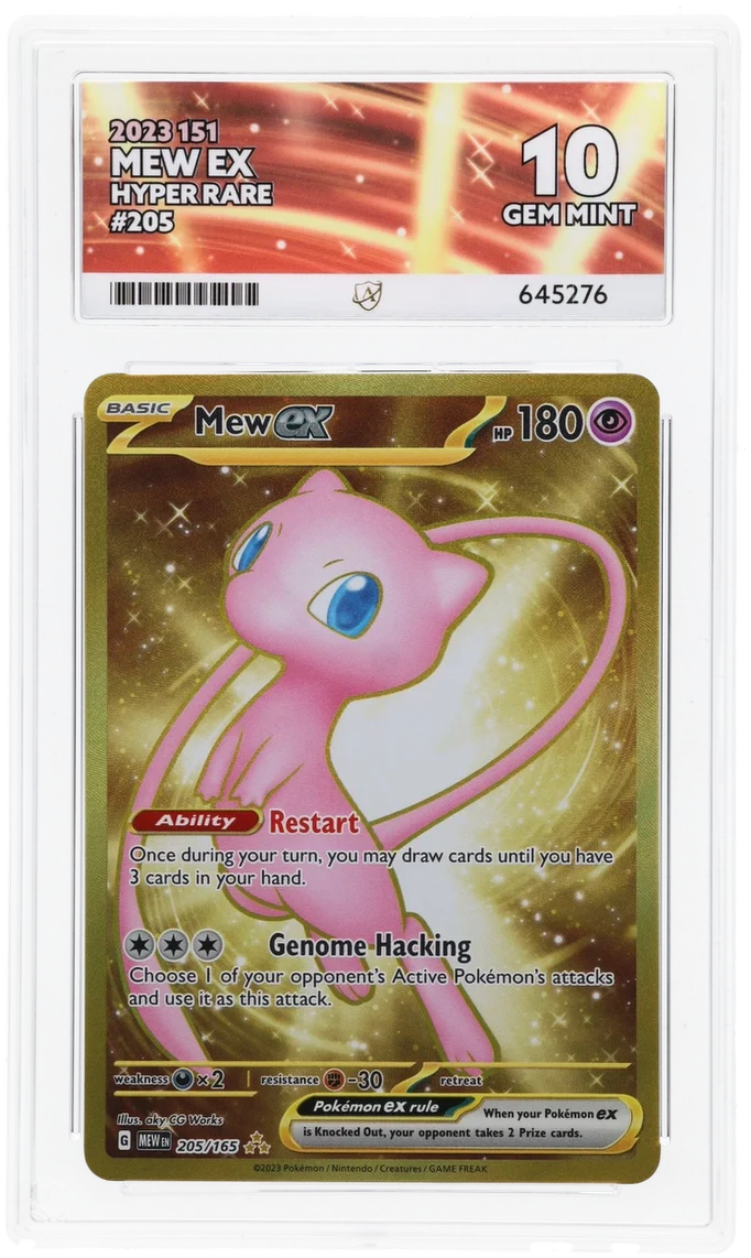 ACE 10   - Mew ex - 205/165 - 151 - Pokemon