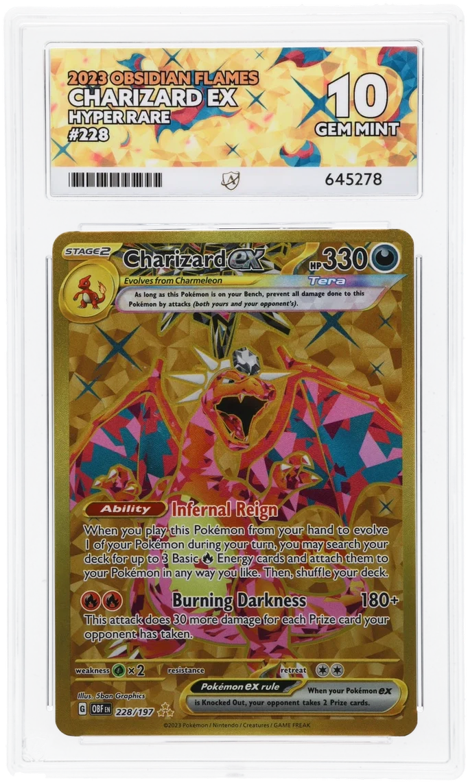 ACE 10 - Charizard ex - 228/197 - Obsidian Flames - Pokemon