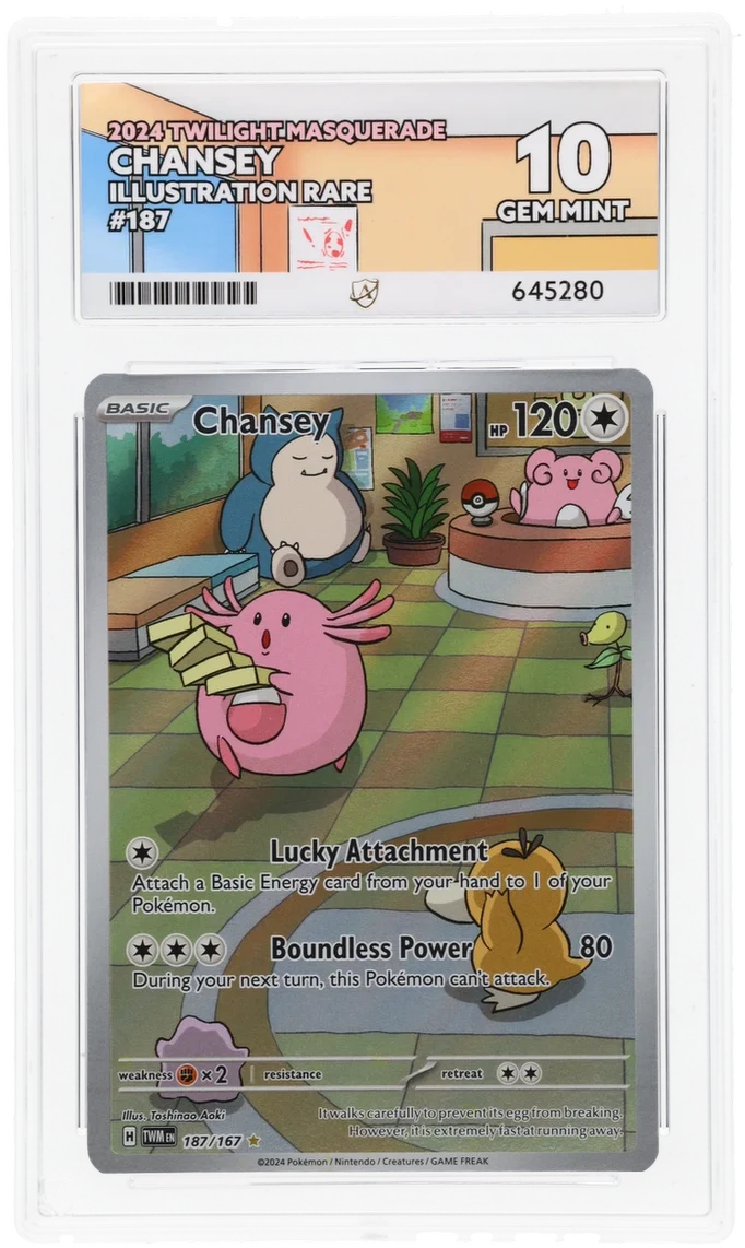 ACE 10 - Chansey - 187/167 - Twilight Masquerade - Pokemon