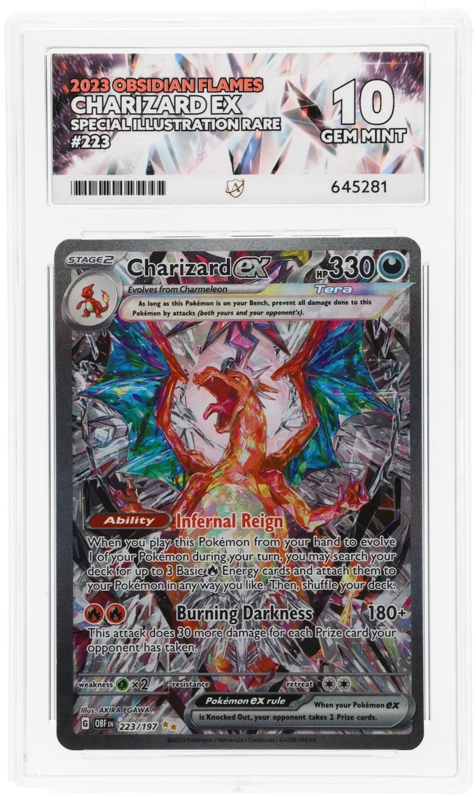 ACE 10   - Charizard ex - 223/197 - Obsidian Flames - Pokemon