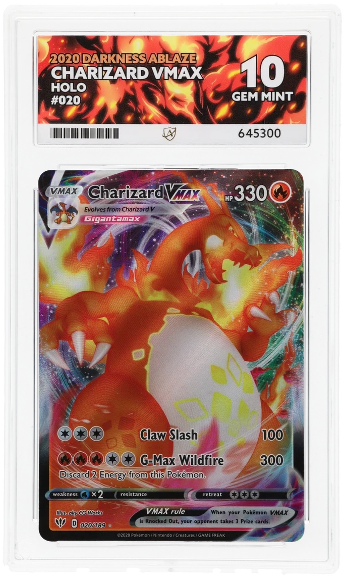 ACE 10 - Charizard VMAX - 020/189 - Darkness Ablaze - Pokemon