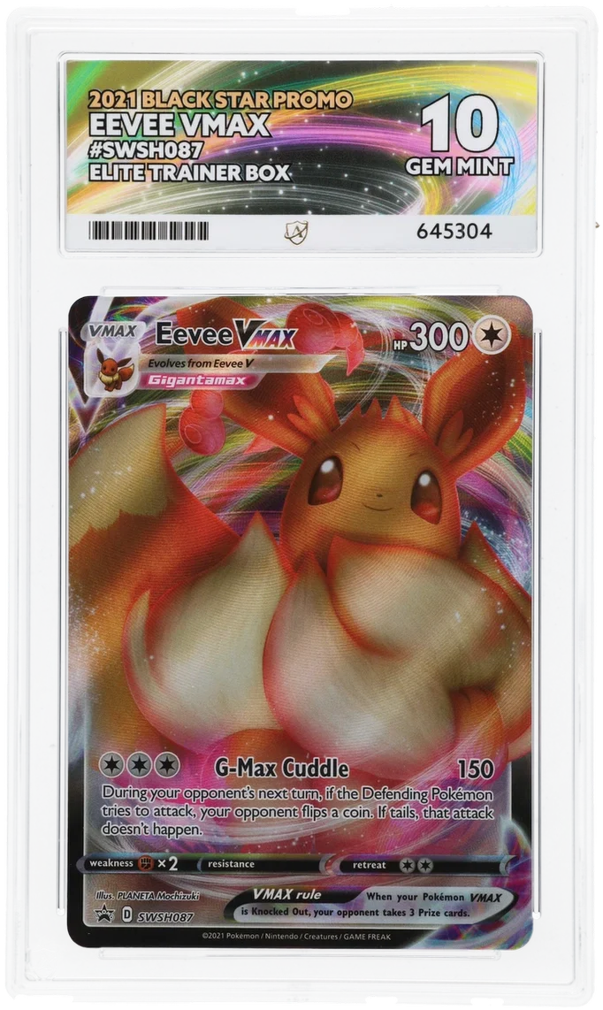 ACE 10 - Eevee VMAX - SWSH087 - Black Star Promo - Pokemon - Elite Trainer Box