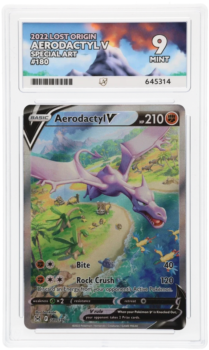 ACE 9   - Aerodactyl V - 180/196 - Lost Origin - Pokemon