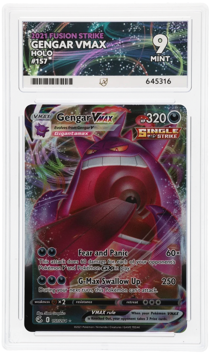 ACE 9 - Gengar VMAX - 157/264 - Fusion Strike - Pokemon