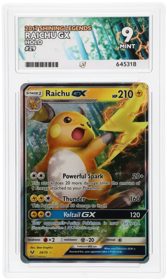 ACE 9 - Raichu GX - 29/73 - Shining Legends - Pokemon