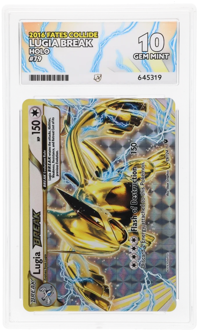 ACE 10 - Lugia BREAK - 79/124 - Fates Collide - Pokemon