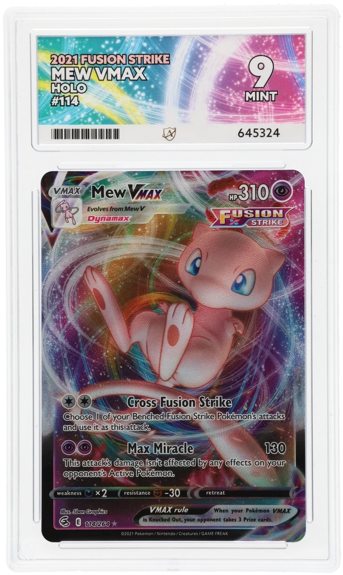 ACE 9 - Mew VMAX - 114/264 - Fusion Strike - Pokemon