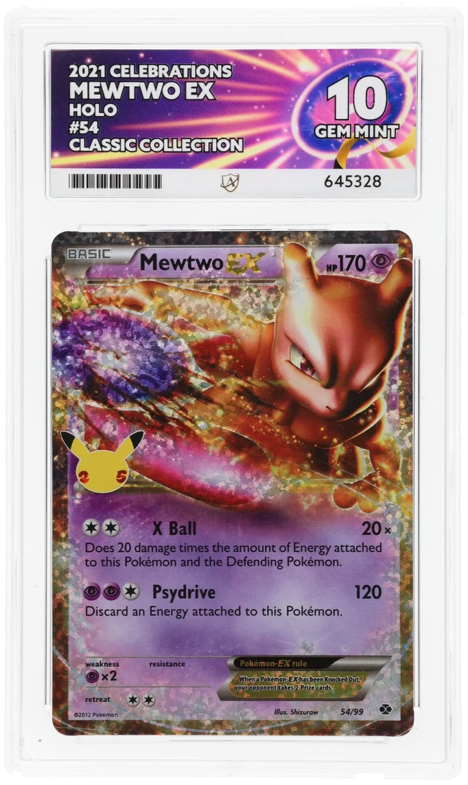 ACE 10 - Mewtwo EX - 54/99 - Celebrations - Pokemon - Classic Collection