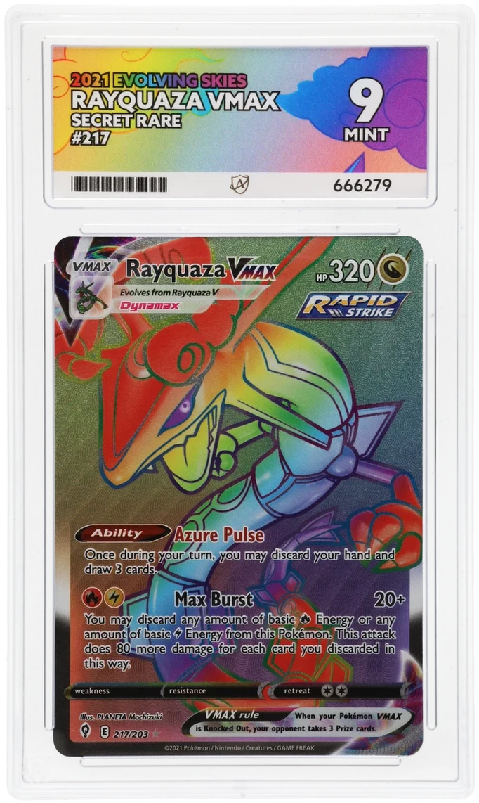 ACE 9 - Rayquaza VMAX - 217/203 - Evolving Skies - Pokemon
