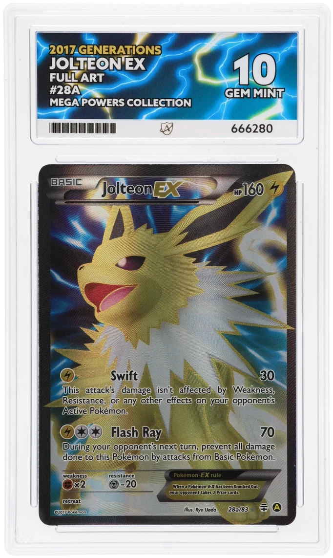 ACE 10 - Jolteon EX - 28a/83 - Generations - Pokemon - Mega Powers Collection