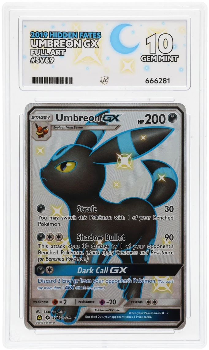 ACE 10 - Umbreon GX - SV69/SV94 - Hidden Fates - Pokemon