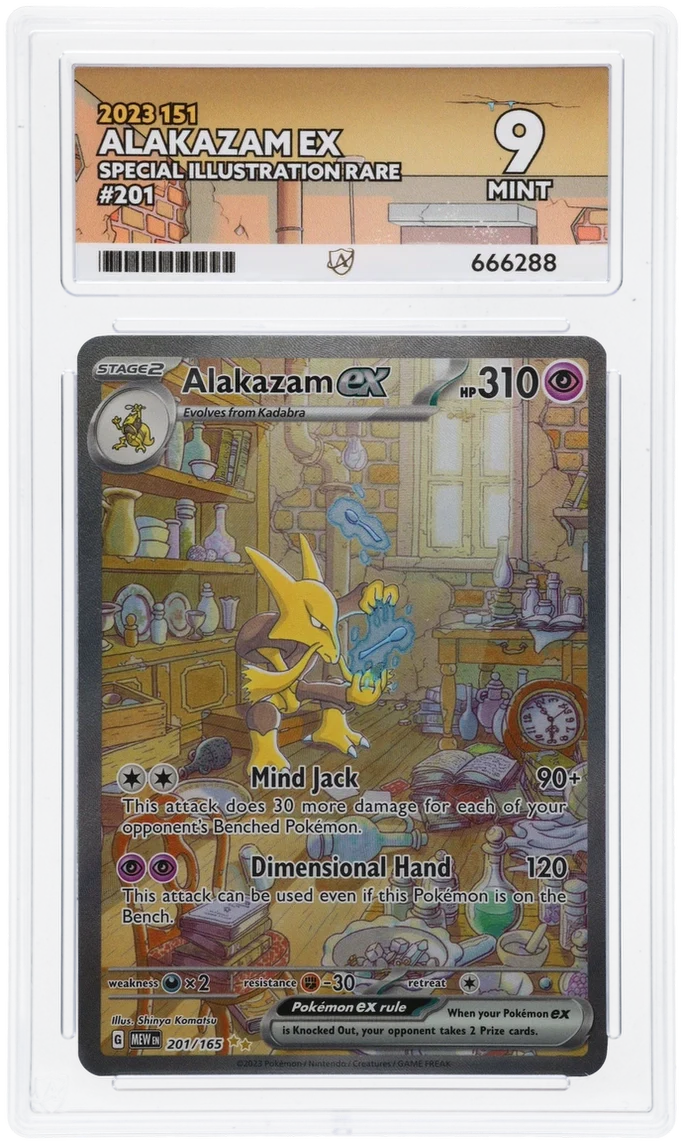 ACE 9 - Alakazam ex - 201/165 - 151 - Pokemon