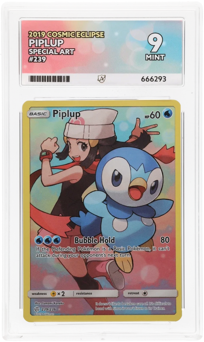 ACE 9   - Piplup - 239/236 - Cosmic Eclipse - Pokemon