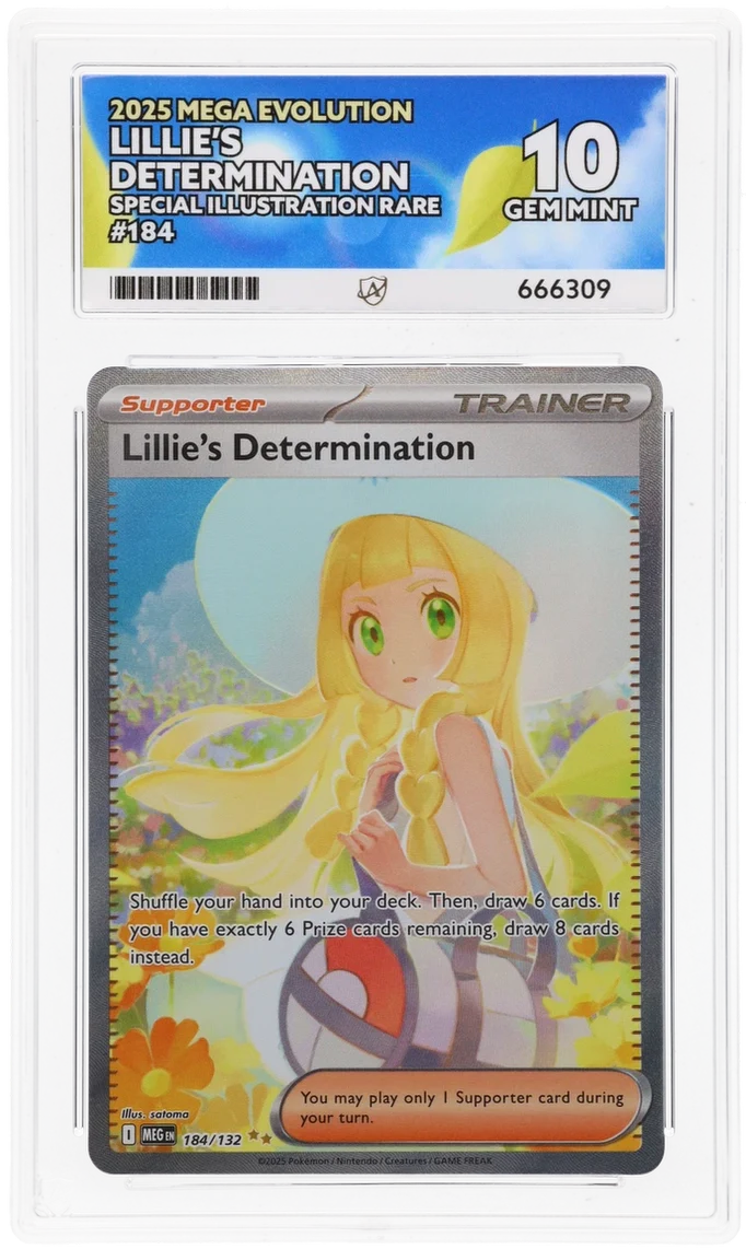 ACE 10   - Lillie's Determination - 184/132 - Mega Evolution - Pokemon