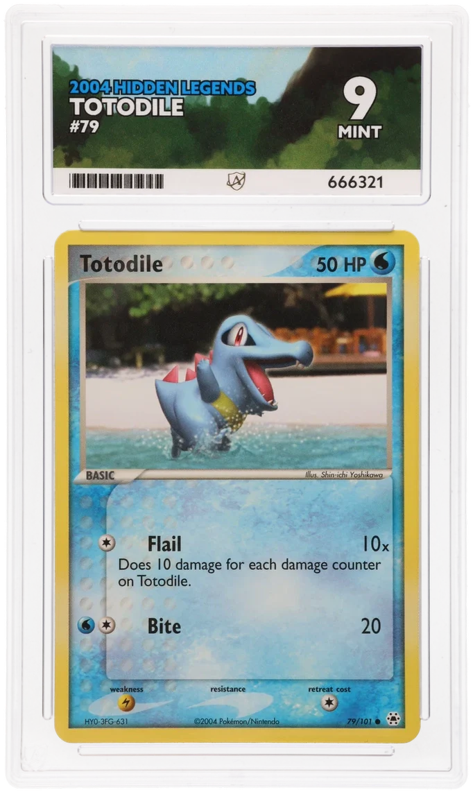 ACE 9 - Totodile - 79/101 - Hidden Legends - Pokemon