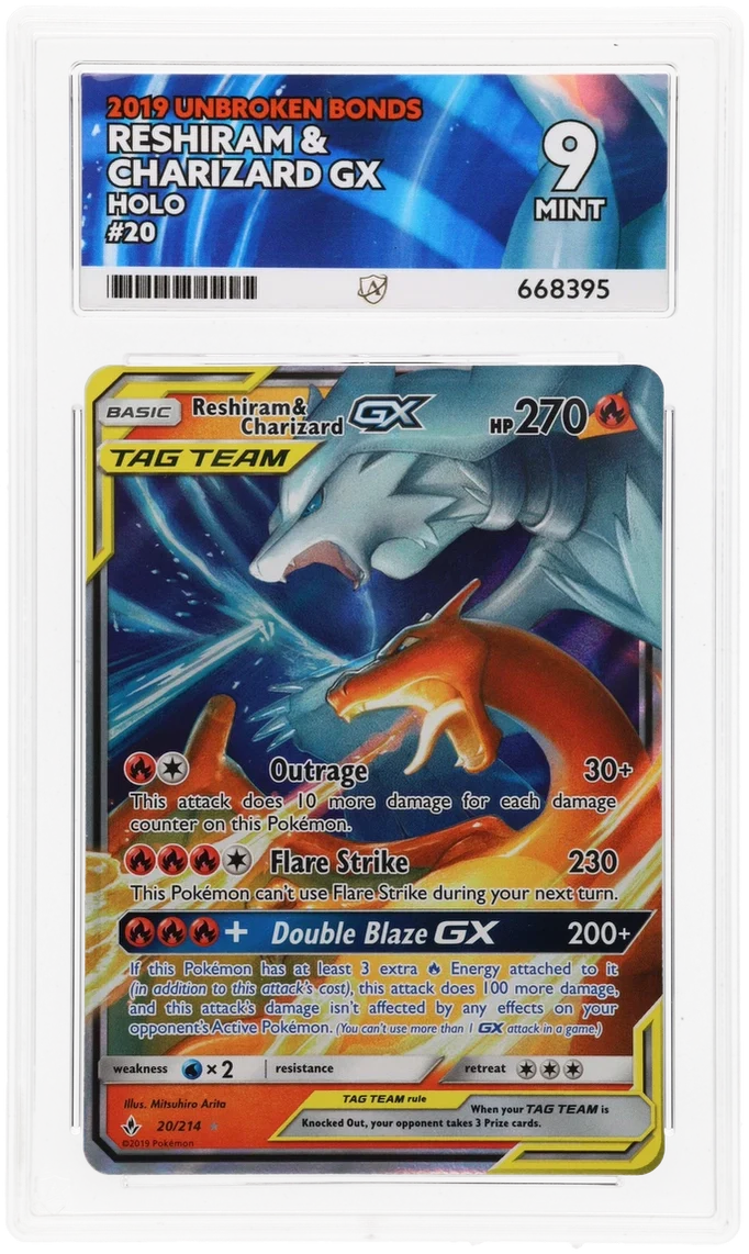 ACE 9 - Reshiram & Charizard GX - 20/214 - Unbroken Bonds - Pokemon