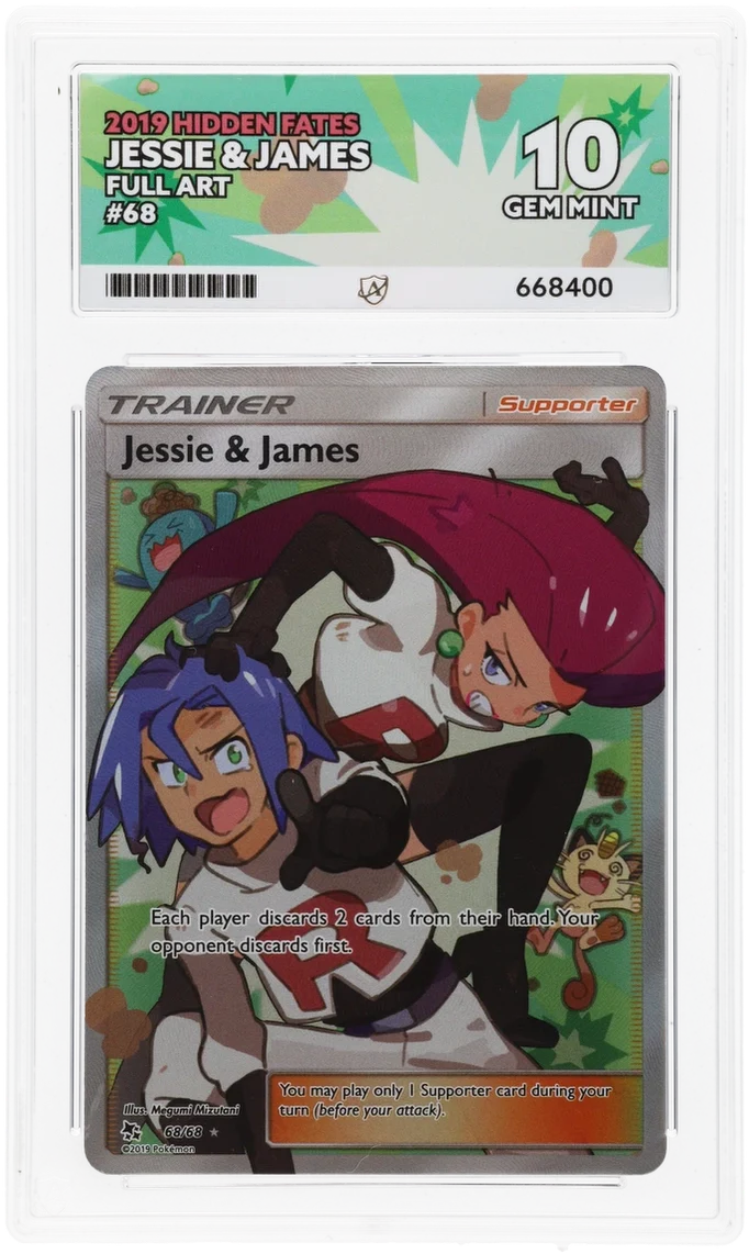 ACE 10 - Jessie & James - 68/68 - Hidden Fates - Pokemon