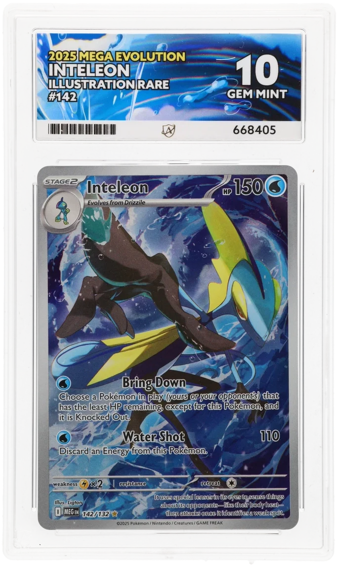 ACE 10 - Inteleon - 142/132 - Mega Evolution - Pokemon
