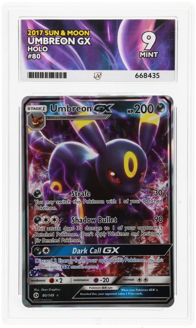 ACE 9 - Umbreon GX - 80/149 - Sun & Moon - Pokemon