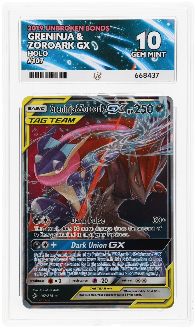 ACE 10 - Greninja & Zoroark GX - 107/214 - Unbroken Bonds - Pokemon