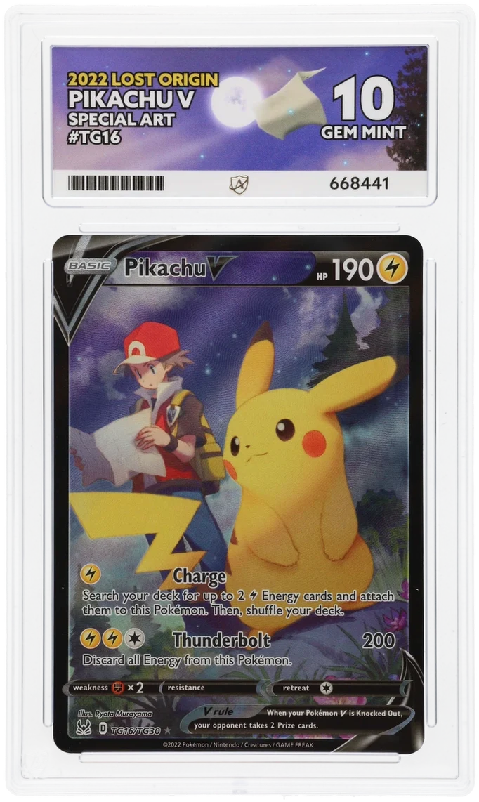 ACE 10 - Pikachu V - TG16/TG30 - Lost Origin - Pokemon