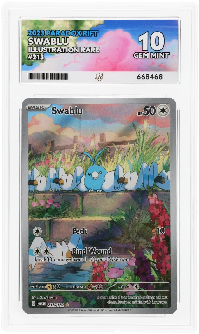 ACE 10 - Swablu - 213/182 - Paradox Rift - Pokemon
