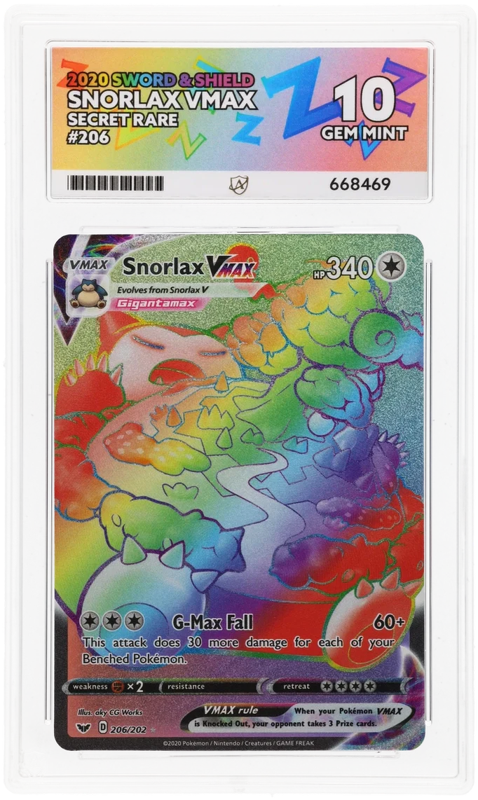 ACE 10 - Snorlax VMAX - 206/202 - Sword & Shield - Pokemon
