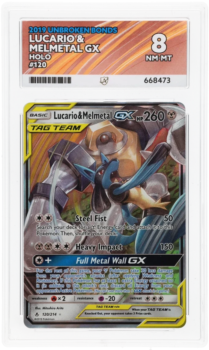 ACE 8 - Lucario & Melmetal GX - 120/214 - Unbroken Bonds - Pokemon