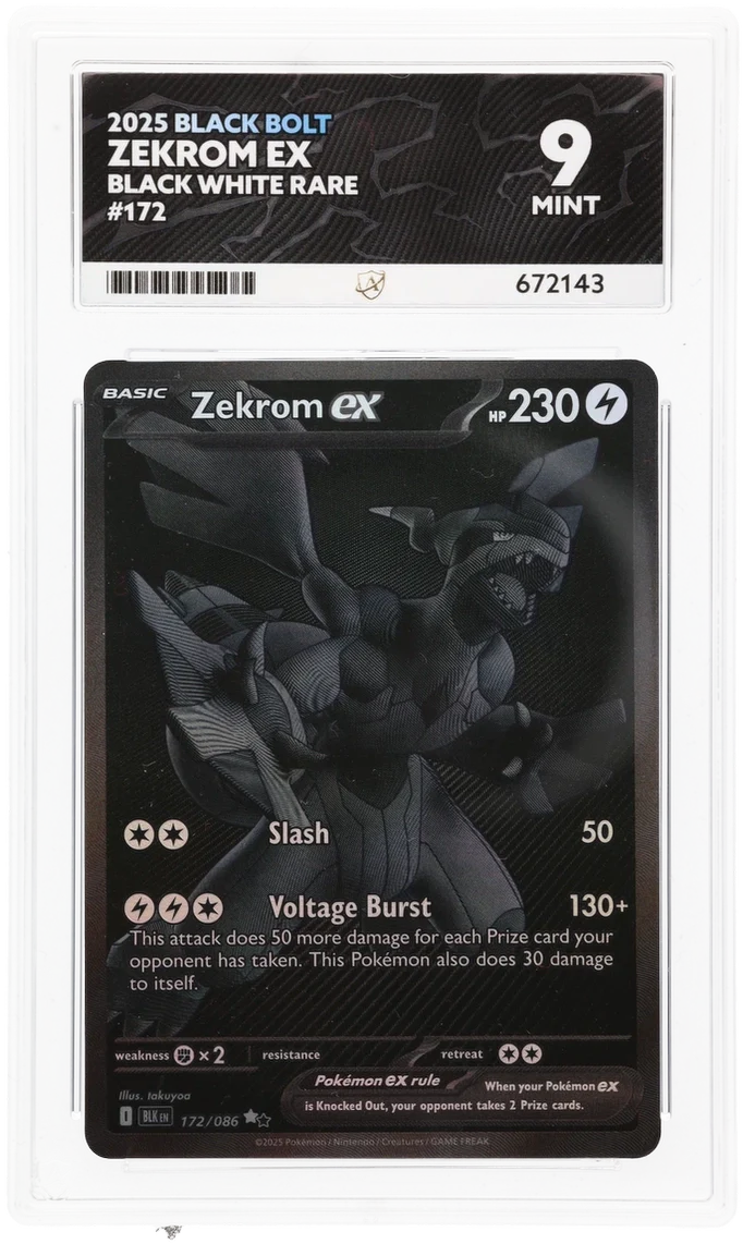 ACE 9 - Zekrom ex - 172/086 - Black Bolt - Pokemon