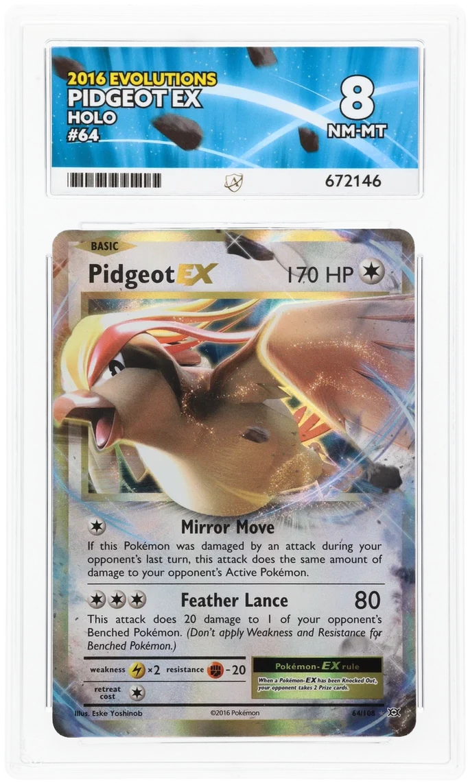 ACE 8 - Pidgeot EX - 64/108 - Evolutions - Pokemon