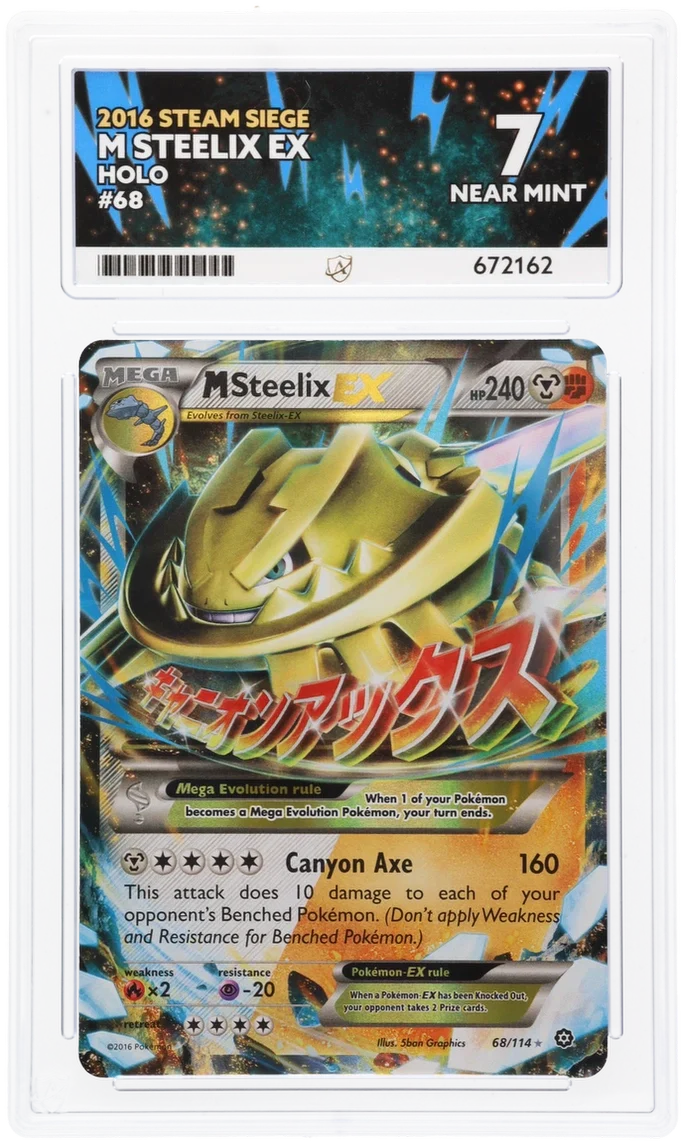ACE 7 - M Steelix EX - 68/114 - Steam Siege - Pokemon
