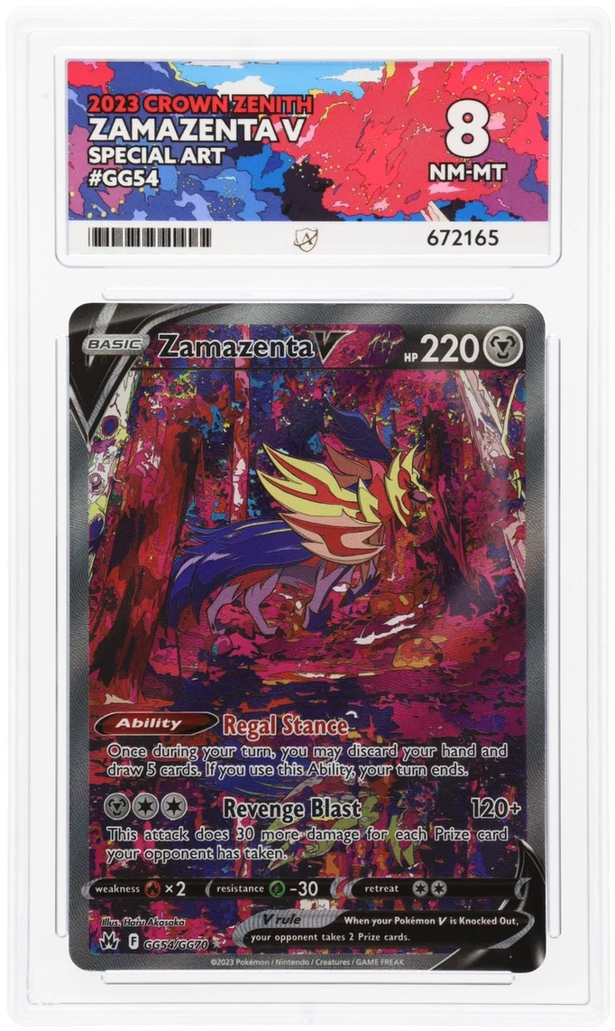 ACE 8 - Zamazenta V - GG54/GG70 - Crown Zenith - Pokemon