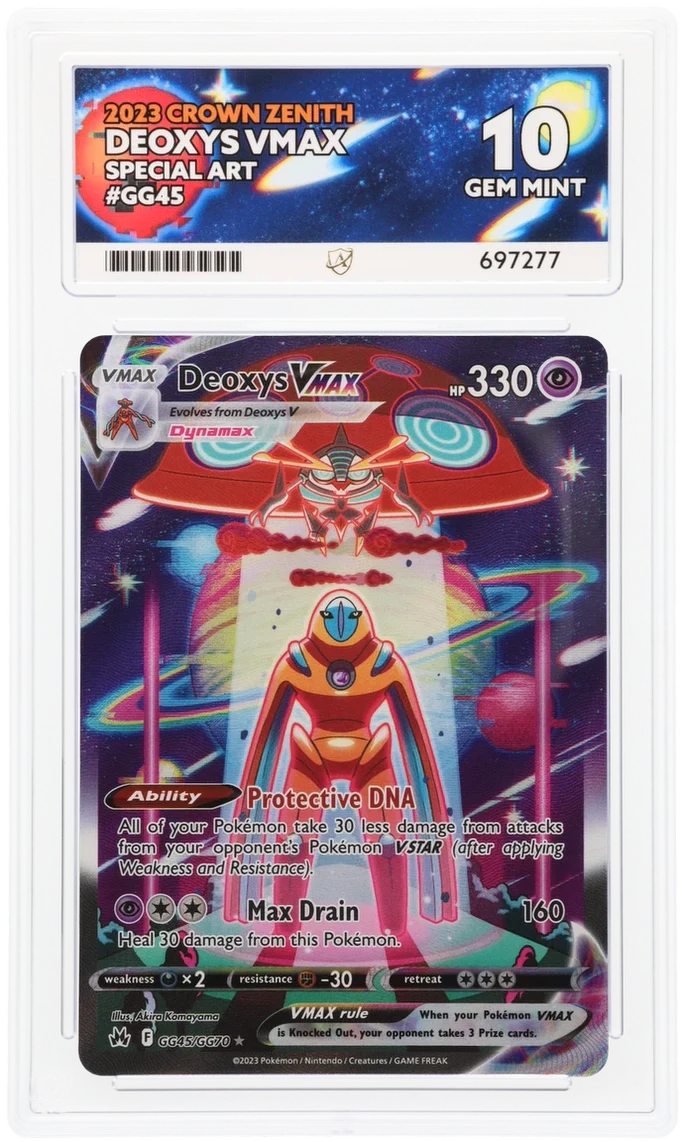 ACE 10 - Deoxys VMAX - GG45/GG70 - Crown Zenith - Pokemon