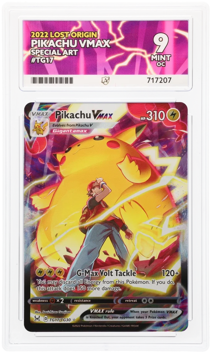 ACE 9 OC - Pikachu VMAX - TG17/TG30 - Lost Origin - Pokemon