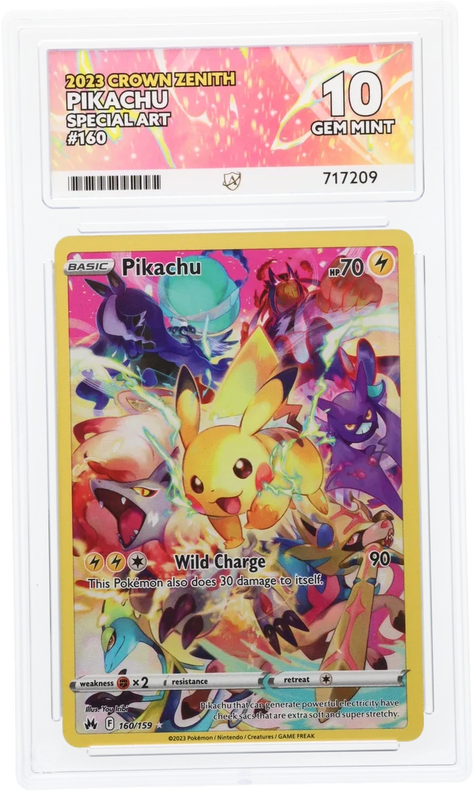 ACE 10 - Pikachu - 160/159 - Crown Zenith - Pokemon