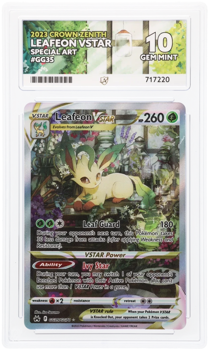 ACE 10 - Leafeon VSTAR - GG35/GG70 - Crown Zenith - Pokemon