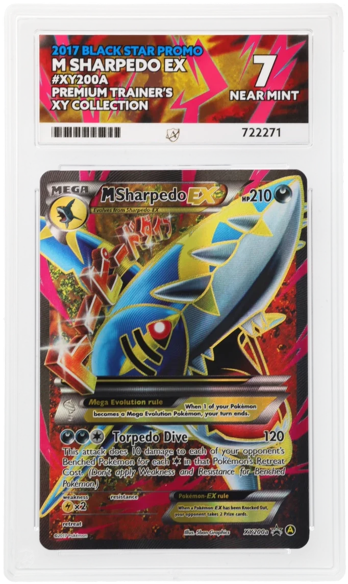 ACE 7 - M Sharpedo EX - XY200a - Black Star Promo - Pokemon - Premium Trainer's XY Collection