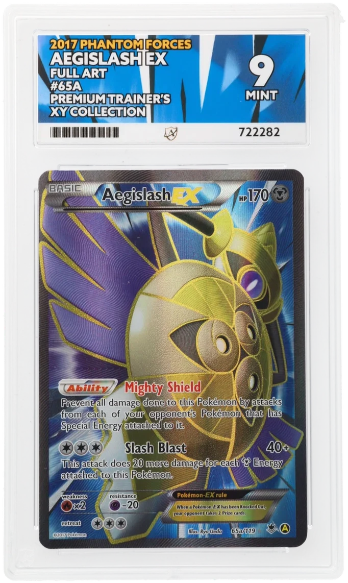 ACE 9   - Aegislash EX - 65a/119 - Phantom Forces - Pokemon - Premium Trainer's XY Collection