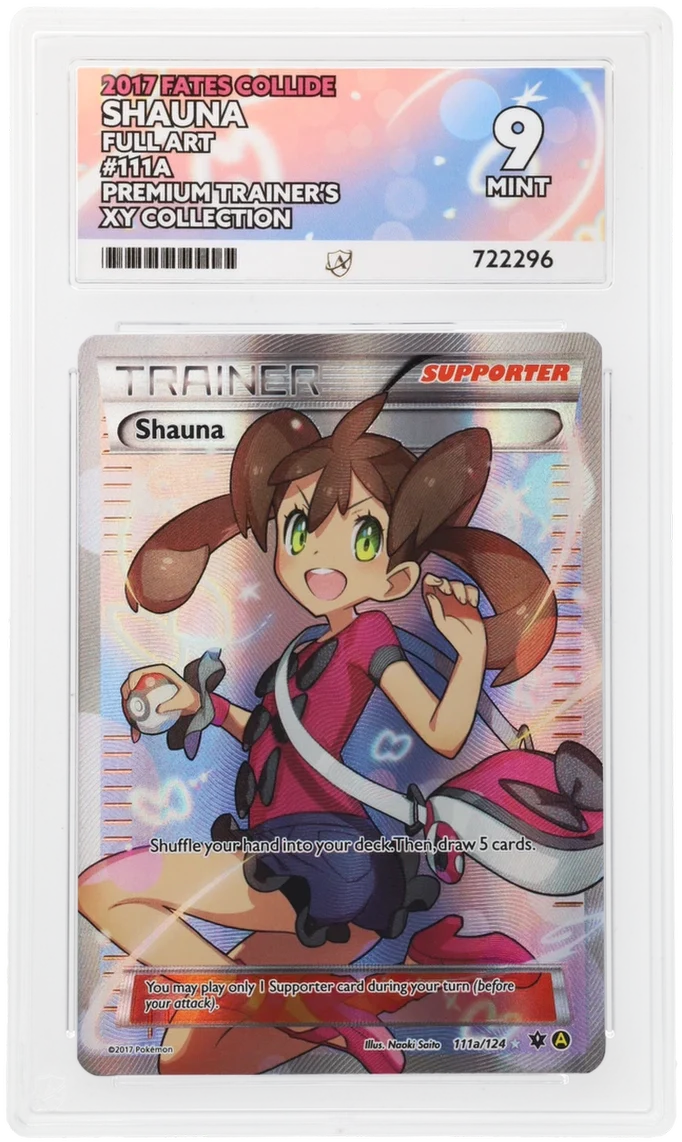 ACE 9 - Shauna - 111a/124 - Fates Collide - Pokemon - Premium Trainer's XY Collection