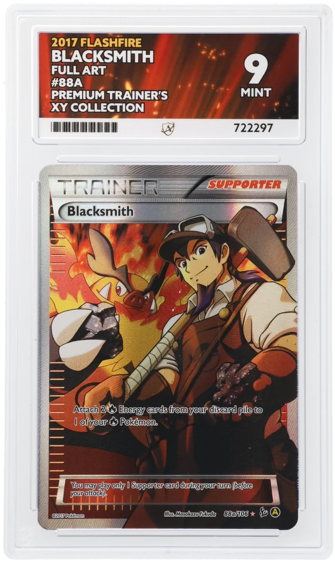 ACE 9 - Blacksmith - 88a/106 - Flashfire - Pokemon - Premium Trainer's XY Collection