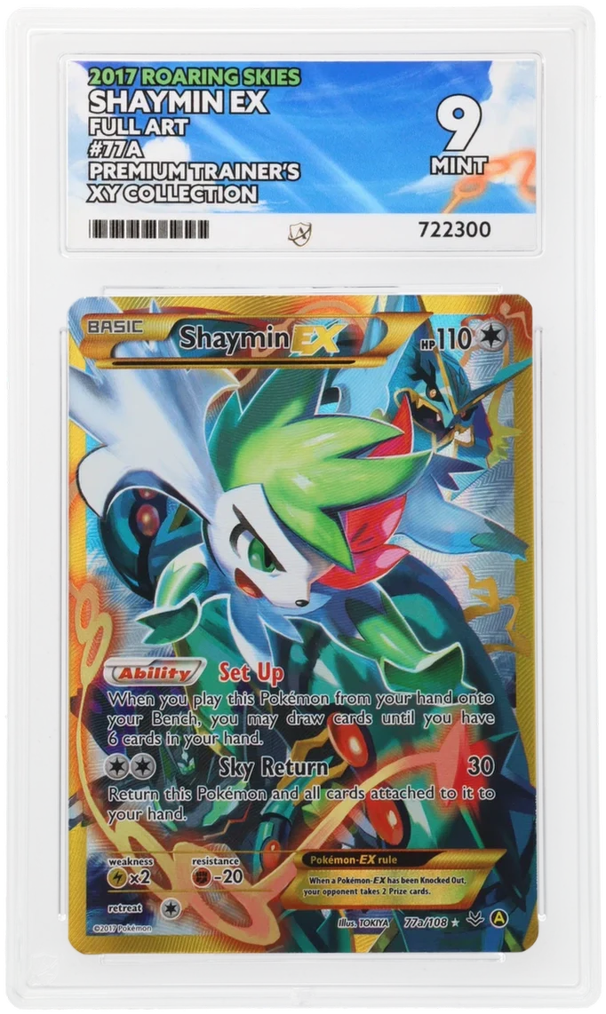 ACE 9 - Shaymin EX - 77a/108 - Roaring Skies - Pokemon - Premium Trainer's XY Collection