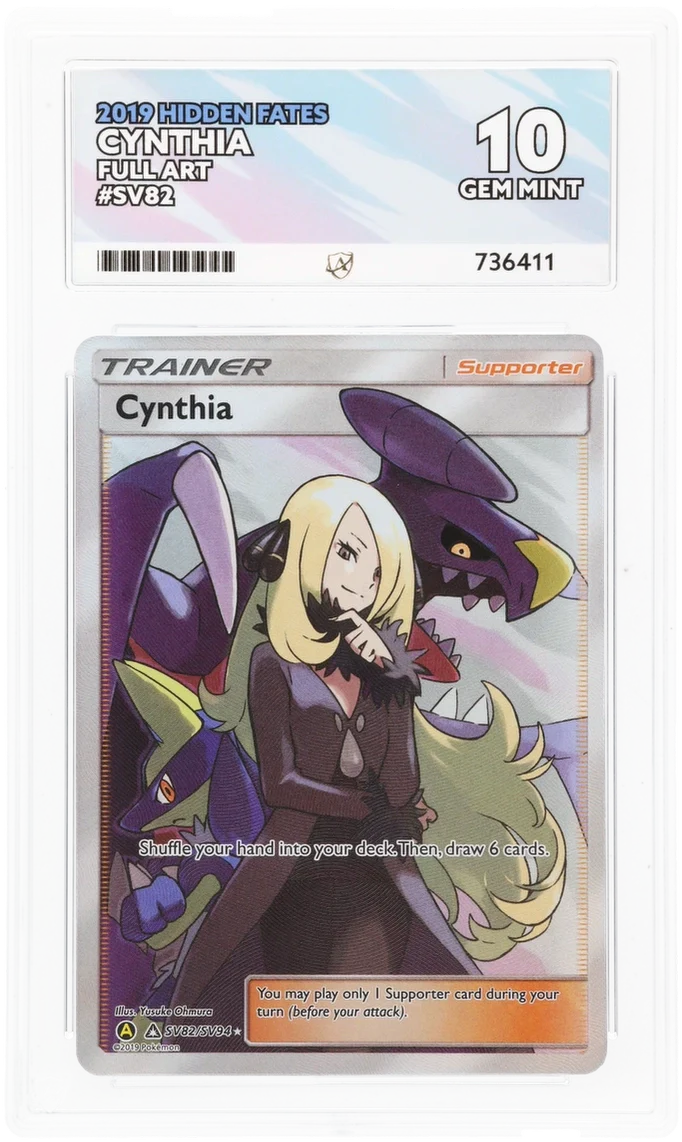 ACE 10 - Cynthia - SV82/SV94 - Hidden Fates - Pokemon