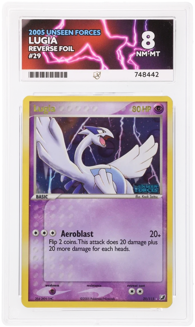 ACE 8 - Lugia - 29/115 - Unseen Forces - Pokemon